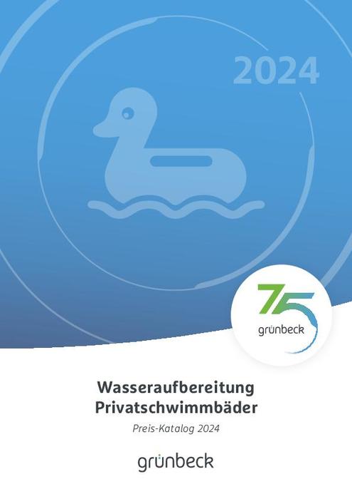Wasseraufbereitung Privatschwimmbäder 2024